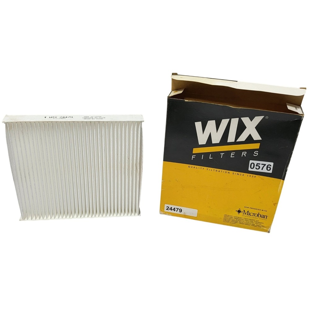 WIX Filters 24479 Cabin Air Filter with‎ Microban Antimicrobial Protection White